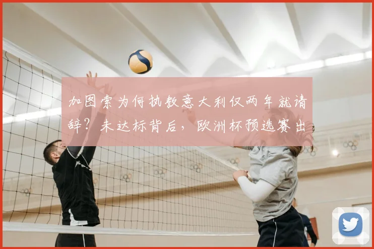 加图索为何执教意大利仅两年就请辞？未达标背后，欧洲杯预选赛出局成主因
